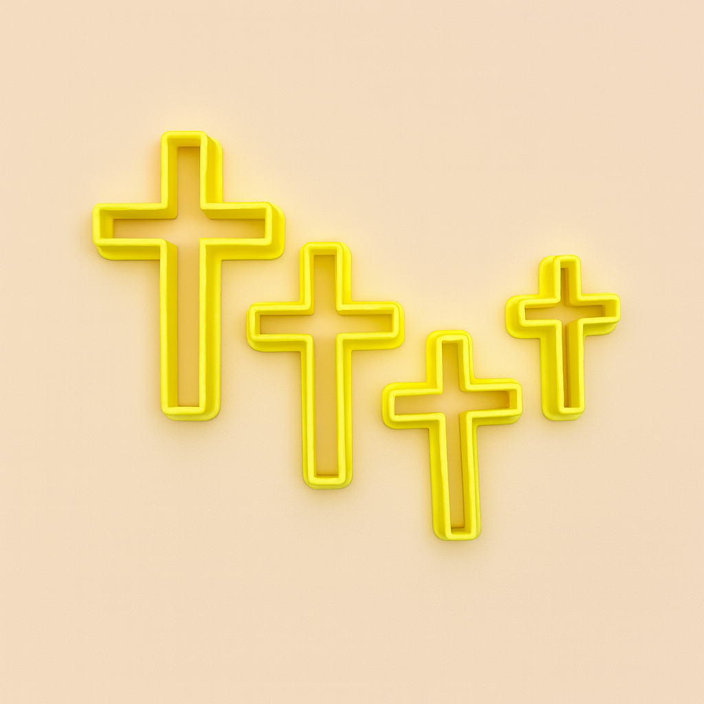 utiskivač izrezivač oblik križ