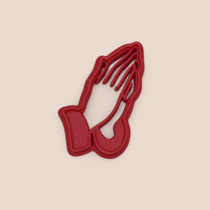 utiskivač izrezivač oblik ruke koje mole